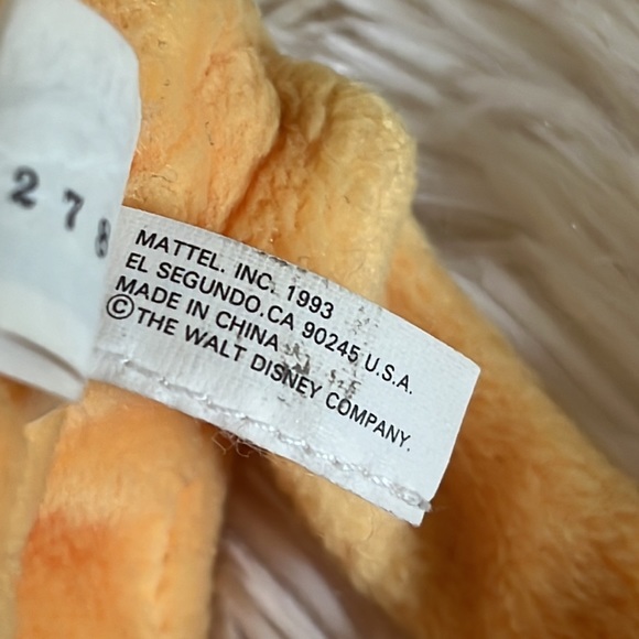 The Lion King Baby Simba Plush Authentic Disney Mattel Vintage 1993 - Picture 4 of 4